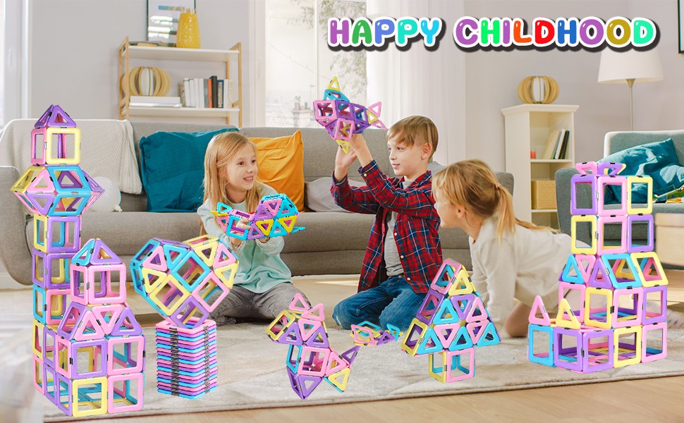 magnetic building blocks_magnetic tiles_toys for 3 4 5 6 7 8 years old boys girls