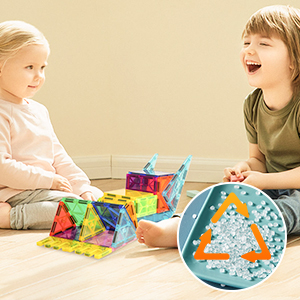 100PCS Building Blocks Kids Magnetic Tiles - Premium Quality to Assure Children's SAFE